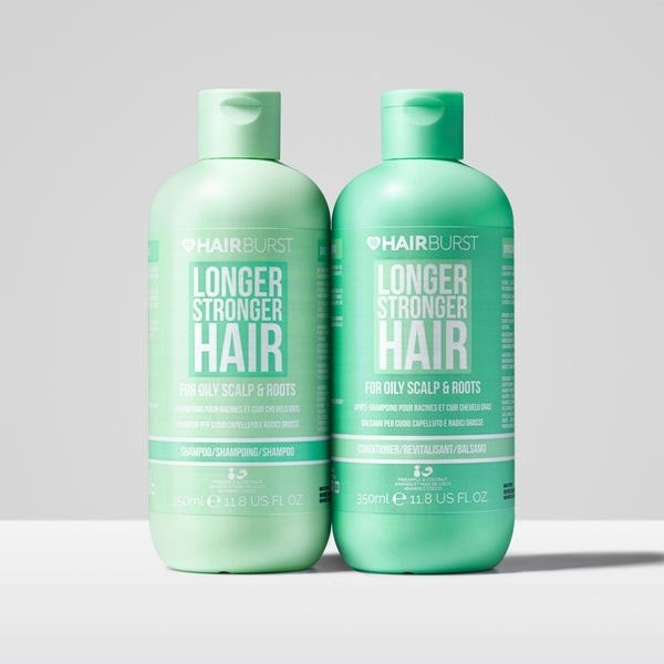 Hairburst šampoon ja palsam õlistele ja rasustele juustele