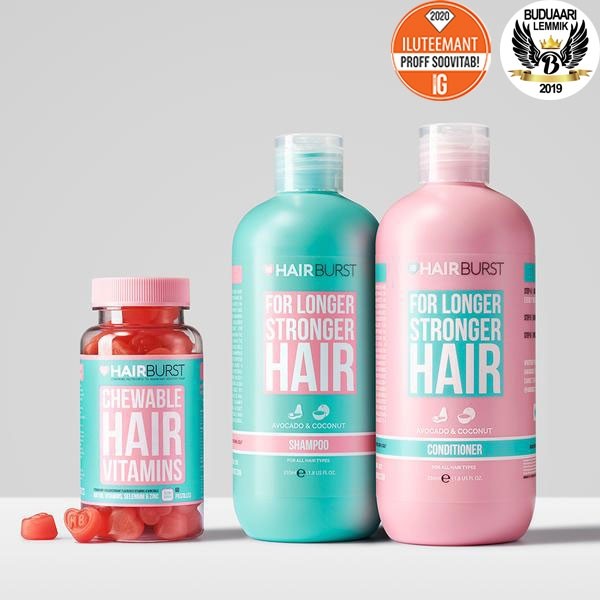 Hairburst Hearts and shampoo & conditioner set